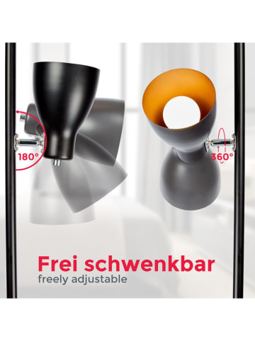 Briloner Standleuchte in Schwarz - (H)166,5 cm