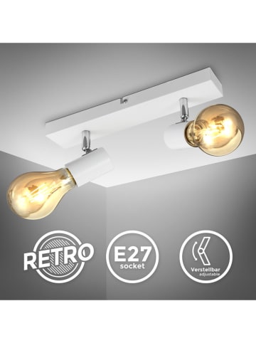 Briloner Plafonnière wit - (B)30 x (H)5 x (D)11 cm