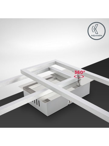 Briloner Ledplafonnière zilverkleurig - energieklasse F (A tot G)
