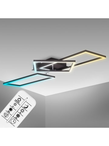 Briloner CCT-LED-Wandleuchte in Schwarz - EEK F (A bis G)