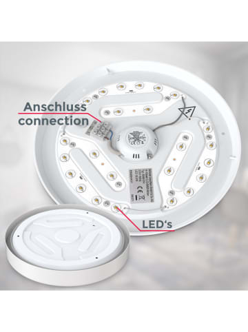 Briloner LED-Deckenleuchte in Weiß - EEK F (A bis G)