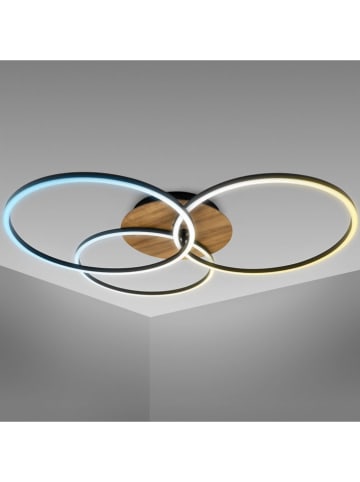 Briloner CCT-LED-Deckenleuchte in Schwarz - EEK E (A bis G)