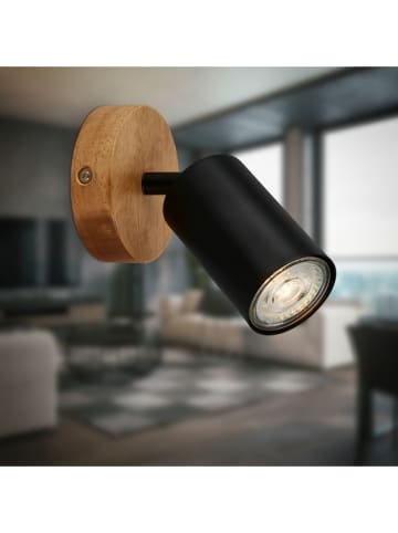 Briloner Lampa ścienna w kolorze brązowo-czarnym - wys. 15,5 cm