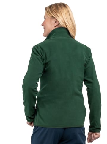 Schöffel Kurtka polarowa "Ash" w kolorze ciemnozielonym