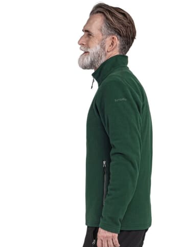 Schöffel Kurtka polarowa "Qutang" w kolorze ciemnozielonym