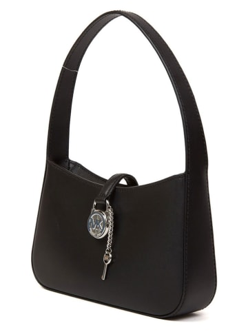 Michael Kors Leder-Schultertasche in Schwarz - (B)23 x (H)14 x (T)5 cm