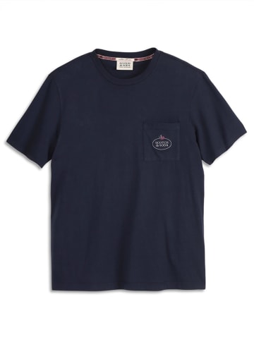 Scotch & Soda Koszulka w kolorze granatowym