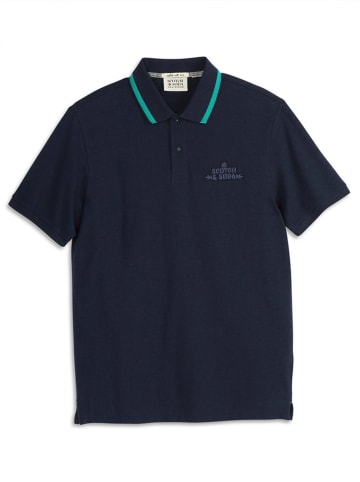 Scotch & Soda Poloshirt donkerblauw