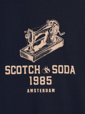 Scotch & Soda Koszulka w kolorze granatowym