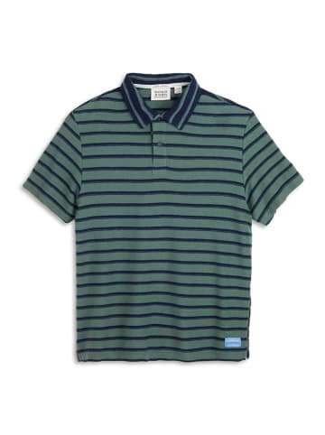 Scotch & Soda Koszulka polo w kolorze zielono-granatowym