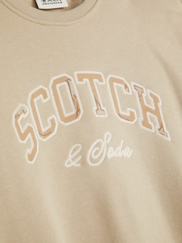 Scotch & Soda Sweatshirt in Beige