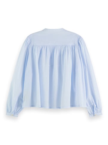 Scotch & Soda Bluse in Hellblau