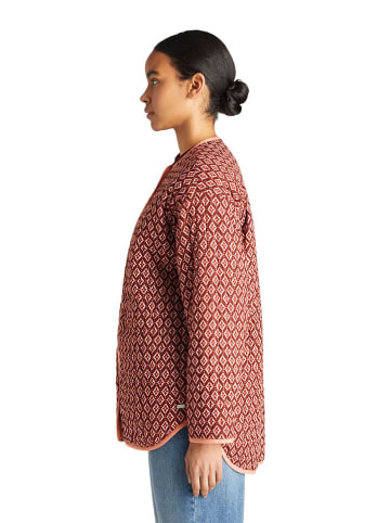 Scotch & Soda Wende-Übergangsjacke in Bordeaux/ Aprciot