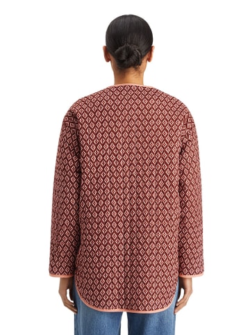 Scotch & Soda Wende-Übergangsjacke in Bordeaux/ Aprciot