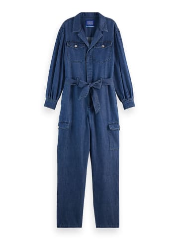 Scotch & Soda Spijkerjumpsuit blauw