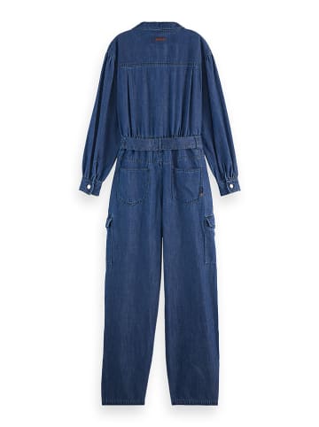 Scotch & Soda Spijkerjumpsuit blauw