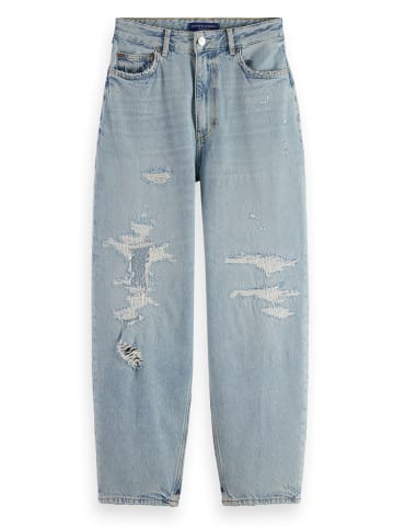 Scotch & Soda Spijkerbroek - tapered fit - lichtblauw