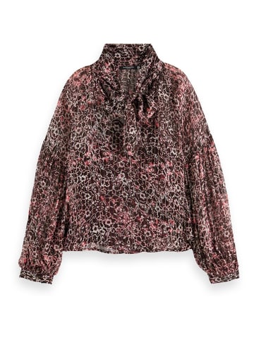 Scotch & Soda Blouse bordeaux/wit