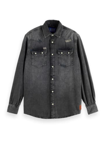 Scotch & Soda Koszula dżinsowa "JOE JONAS X SCOTCH SODA" w kolorze czarnym