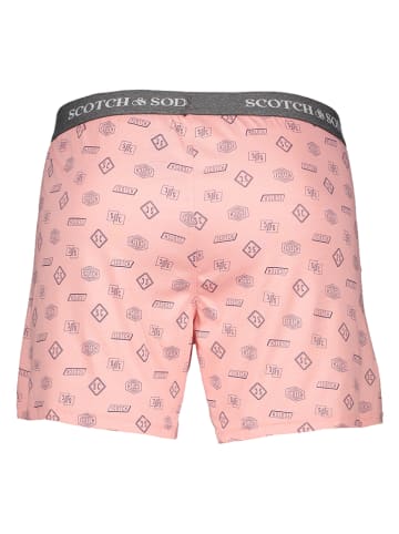 Scotch & Soda 2-delige set: boxershorts lichtroze/donkerblauw