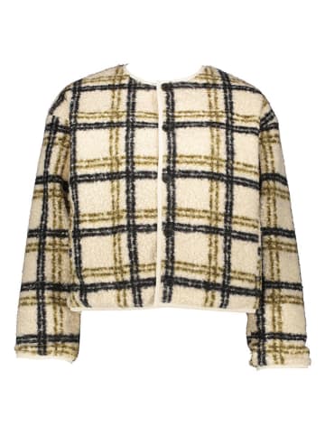 Scotch & Soda Omkeerbare jas groen/zwart/crème