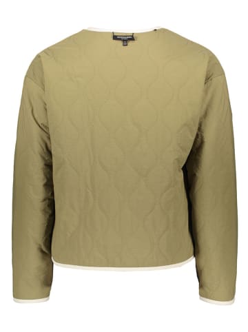 Scotch & Soda Dwustronna kurtka w kolorze zielono-kremowym