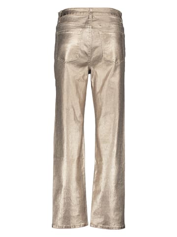 Scotch & Soda Spodnie w kolorze złotym