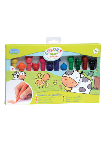 Aladine Waskrijt "Dieren" - vanaf 2 jaar - 12 stuks