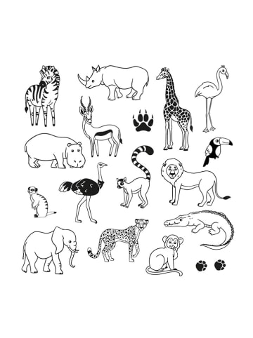 Aladine Stempelset "Funny Savanne" - vanaf 6 jaar