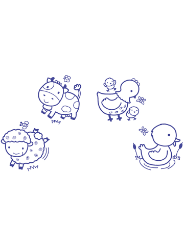 Aladine Stempelset "Boerderij" - vanaf 18 maanden