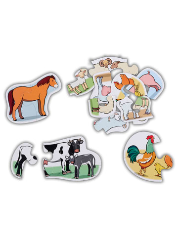 Noris 6tlg. Puzzle "6 erste Puzzles Bauernhoftiere" - ab 2 Jahren