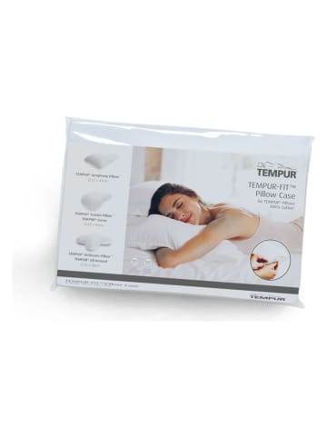 Tempur Jersey hoofdkussensloop "Sonata" wit