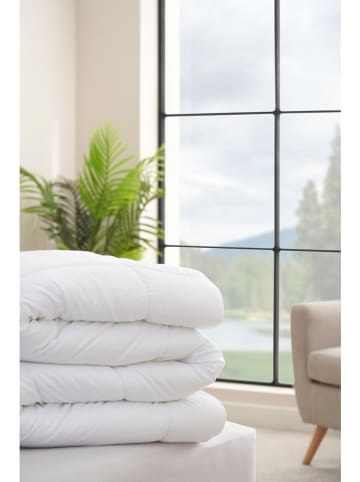 Tempur Duo-Mikrofaser-Bettdecke "Luxe" in Weiß/ Weiß