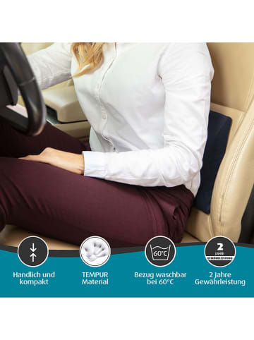 Tempur Poduszka "Transit" w kolorze antracytowym na odcinek lędźwiowy - 25 x 30 cm