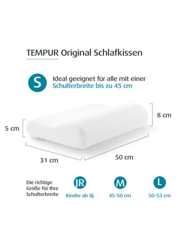 Tempur Nackenkissen "Original - Fest" in Weiß