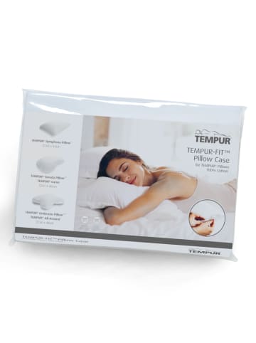 Tempur Jersey kussensloop "Prima Air" wit