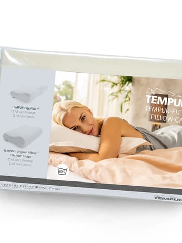 Tempur Jersey-Kissenbezug "Symphony" in Beige - (L)63 x (B)43 cm