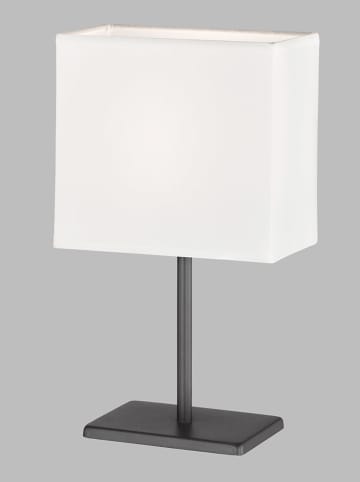 FISCHER & HONSEL Lampa stołowa "Bozen" w kolorze czarno-białym - 17 x 30 x 10 cm