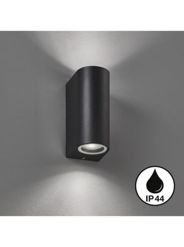 FISCHER & HONSEL Lampa zewnętrzna LED "Marlon" w kolorze czarnym - 6,9 x 15 x 9,2 cm