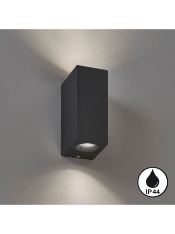 FISCHER & HONSEL Ledbuitenlamp "Emilio" zwart - (B)6,9 x (H)15 x (D)9,2 cm