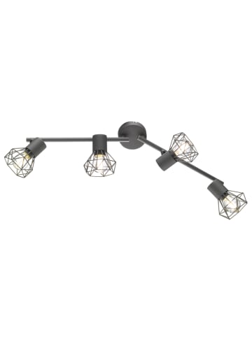 FISCHER & HONSEL Deckenleuchte "Ran" in Grau - (B)60 x (T)8 cm