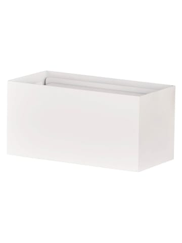 FISCHER & HONSEL Lampa zewnętrzna LED "Wallo" w kolorze białym - 20 x 10 x 10 cm