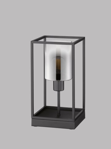 FISCHER & HONSEL Tafellamp "Matera" zwart/grijs - (B)16 x (H)30 x (D)16 cm