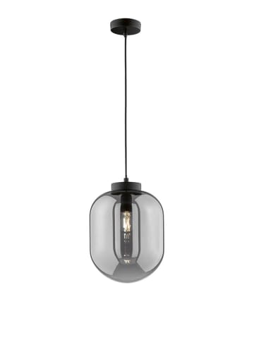 FISCHER & HONSEL Hanglamp "Regi" zwart/grijs - (H)140 x Ø 24 cm