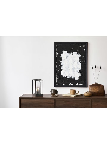 FISCHER & HONSEL Tafellamp "Samu" zwart - (B)16 x (H)30 x (D)16 cm