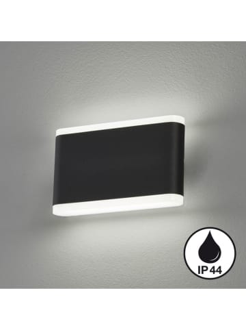 FISCHER & HONSEL LED-Außenleuchte "Scounce" in Schwarz - (B)17,5 x (H)10,5 x (T)5 cm