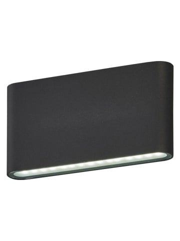 FISCHER & HONSEL LED-Außenleuchte "Scone" in Schwarz - (B)17,5 x (H)9 x (T)3 cm