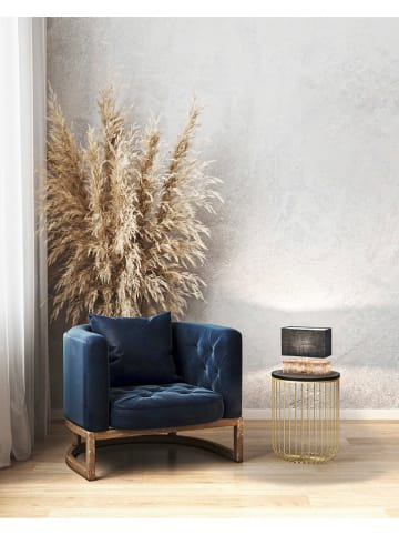 FISCHER & HONSEL Tafellamp "Hauke" grijs/lichtbruin - (B)30 x (H)30 x (D)13 cm