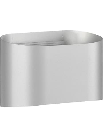 FISCHER & HONSEL LED-Wandleuchte "Wall" in Silber - (B)18 x (H)12 cm