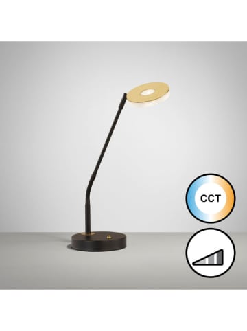 FISCHER & HONSEL LED-Tischleuchte "Dent" in Schwarz - Ø 16 cm x (H)60 cm